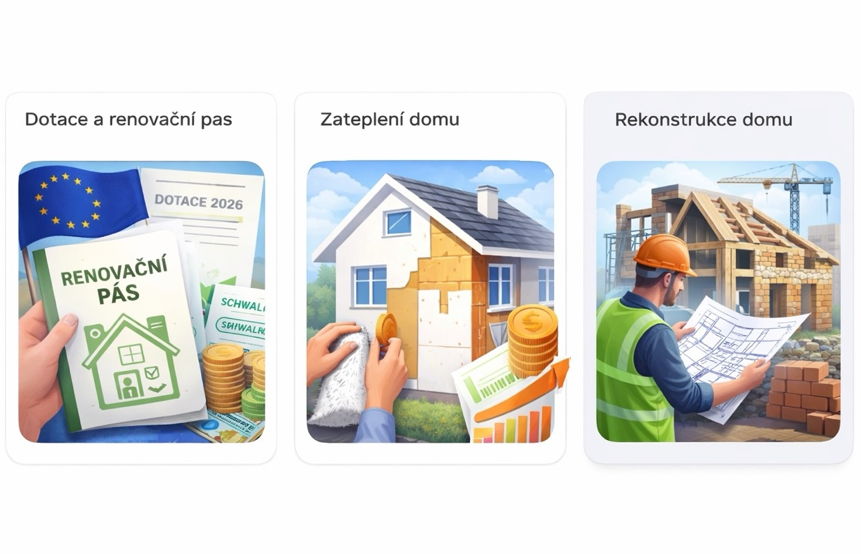 Renovační pas může rozhodnout o tom, kolik z dotace získáte