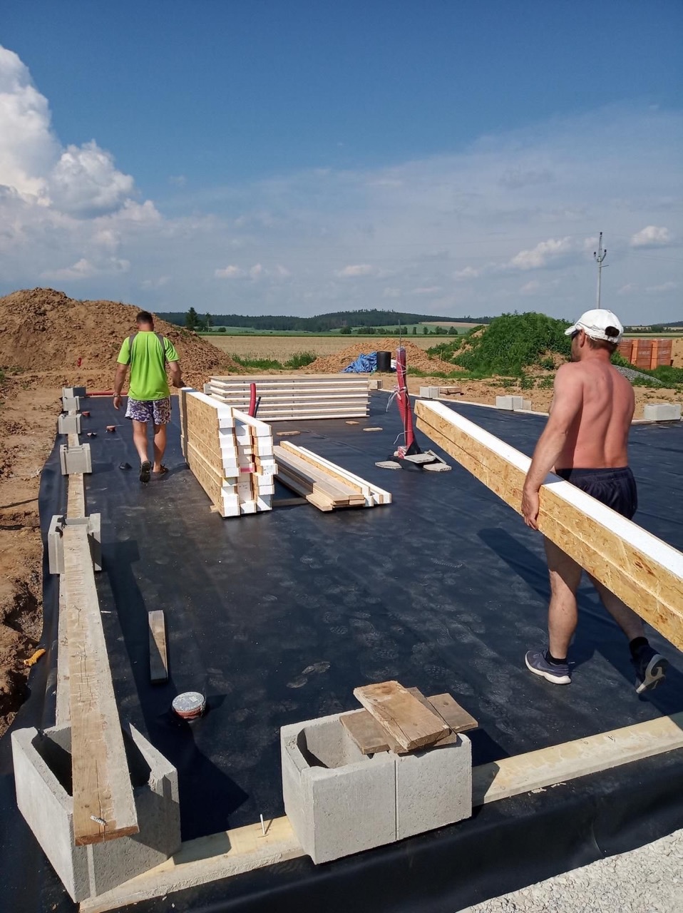 Třebelovice – novostavba moderního rodinného domu