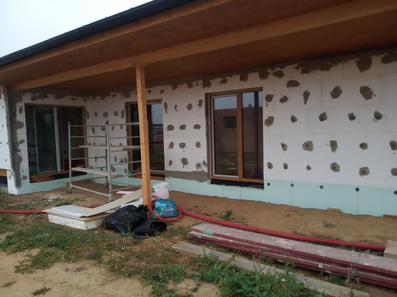 Třebelovice – novostavba moderního rodinného domu