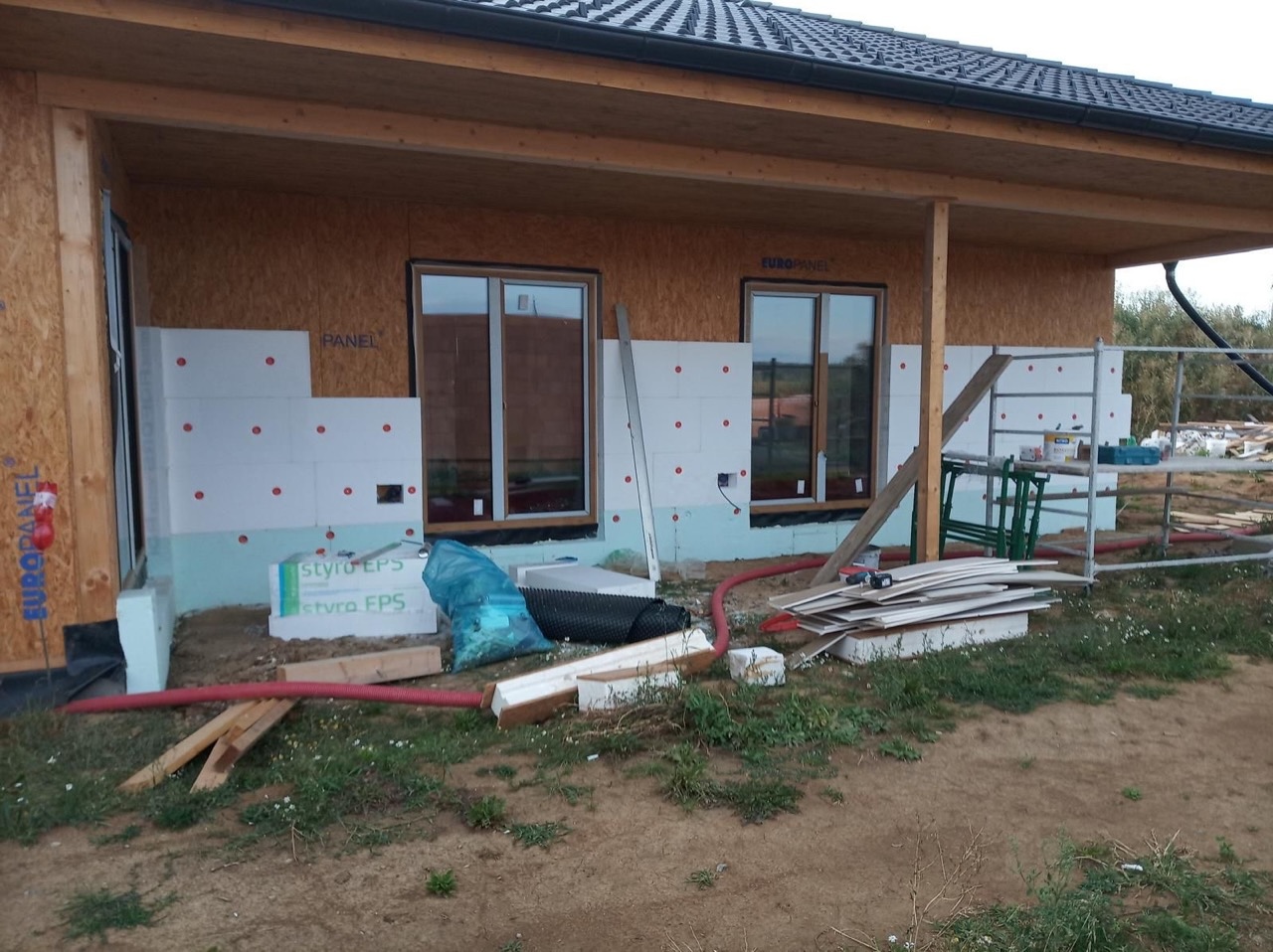 Třebelovice – novostavba moderního rodinného domu