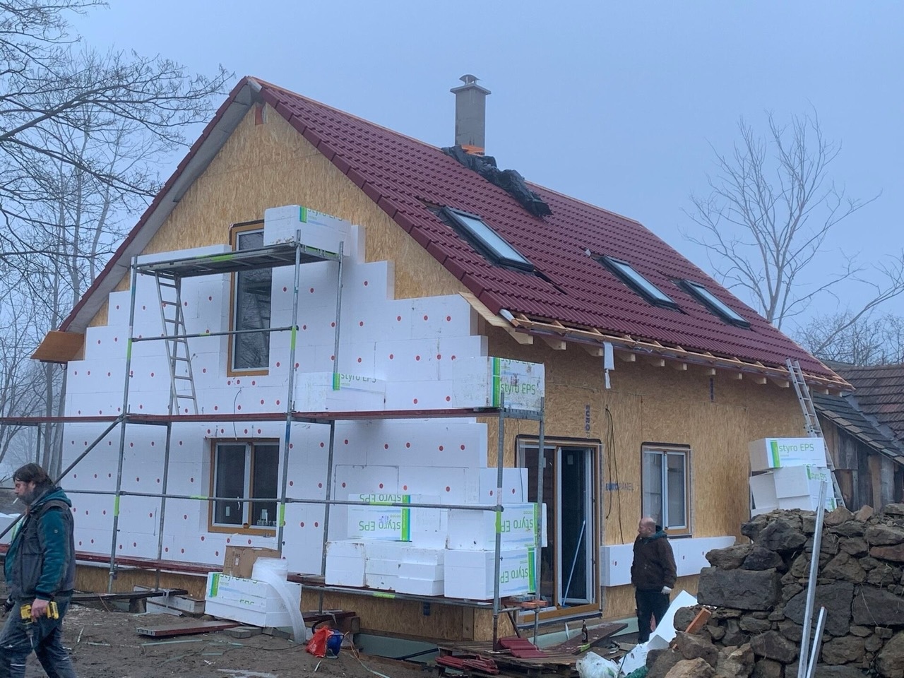 Různé realizace – rekonstrukce, novostavby, zateplení atd.