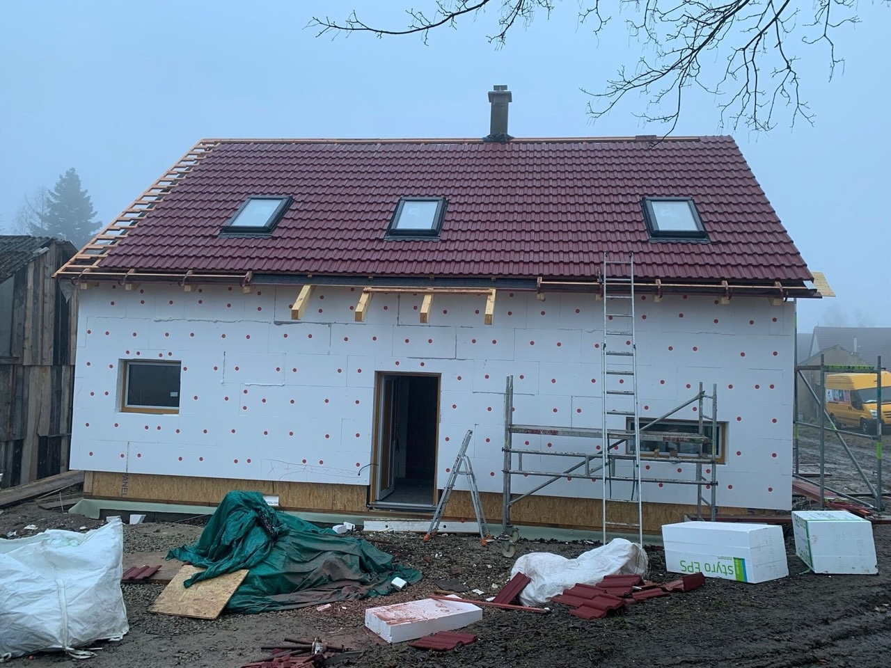 Různé realizace – rekonstrukce, novostavby, zateplení atd.
